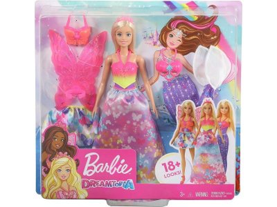 Набор игровой Mattel Barbie 3 в 1 Принцесса, фея и русалка 1-00357316_9