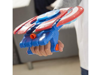 Игрушка Nerf Экипировка на руку Капитан Америка 1-00357317_2