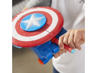 Игрушка Nerf Экипировка на руку Капитан Америка 1-00357317_3