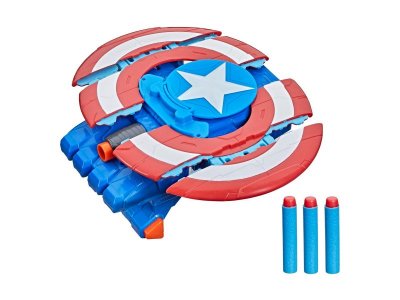 Игрушка Nerf Экипировка на руку Капитан Америка 1-00357317_8