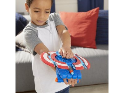Игрушка Nerf Экипировка на руку Капитан Америка 1-00357317_7