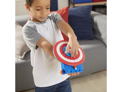 Игрушка Nerf Экипировка на руку Капитан Америка 1-00357317_6
