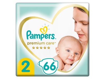 Подгузники Pampers Premium Care, размер 2, 4-8 кг, 66 шт. 1-00204208_1