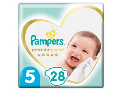 Подгузники Pampers Premium Care, размер 5, 11-16 кг, 28 шт. 1-00204211
