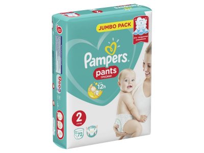 Подгузники-трусики Pampers Pants Mini 4-8 кг, Джамбо Упаковка, 72 шт. 1-00276713_2