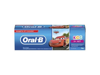 Зубная паста Oral-B Kids для детей Легкий вкус Frozen/Cars 75мл 1-00304946_2