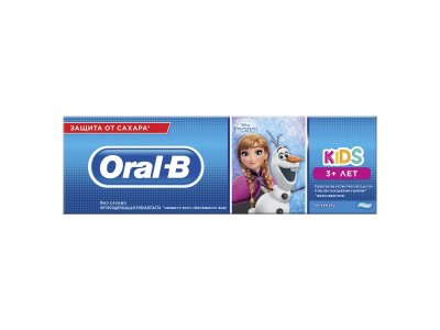 Зубная паста Oral-B Kids для детей Легкий вкус Frozen/Cars 75мл 1-00304946_1