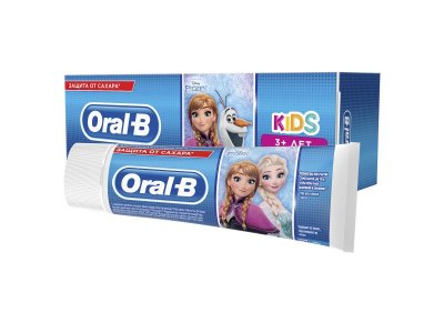 Зубная паста Oral-B Kids для детей Легкий вкус Frozen/Cars 75мл 1-00304946_9