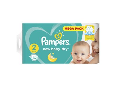 Подгузники Pampers New Baby Dry Mini, 4-8 кг 144 шт. 1-00110289_4