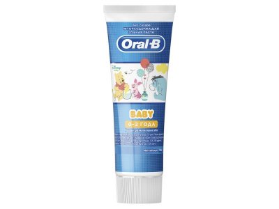 Зубная паста ORAL-B Baby для детей, Мягкий вкус 75 мл 1-00218370_1