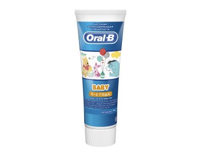 Зубная паста ORAL-B Baby для детей, Мягкий вкус 75 мл 1-00218370_2