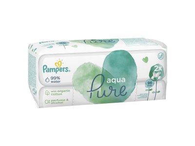 Салфетки влажные Pampers Aqua Pure, 2*48 шт. 1-00231411_9