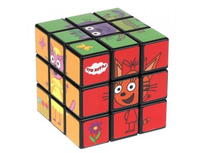 Игра логическая Играем вместе Три Кота кубик 3х3 с картинками 1-00358691_3