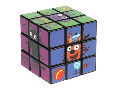 Игра логическая Играем вместе Три Кота кубик 3х3 с картинками 1-00358691_4