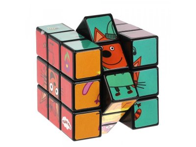 Игра логическая Играем вместе Три Кота кубик 3х3 с картинками 1-00358691_6
