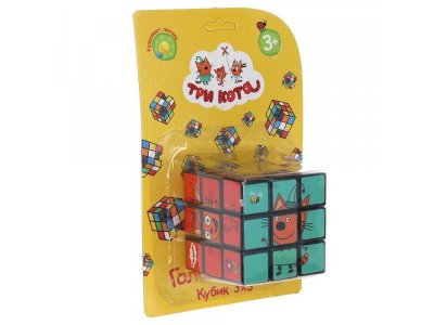 Игра логическая Играем вместе Три Кота кубик 3х3 с картинками 1-00358691_7