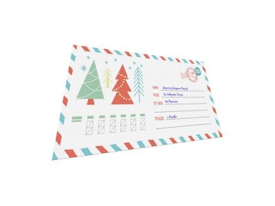 Набор для творчества Happyline Почта Деду Морозу, почтовый ящик, 5 писем, марки 1-00358846_6