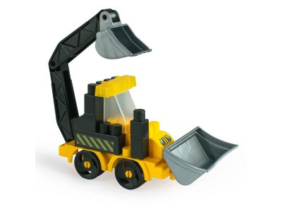 Конструктор Kiddie Play Тягач, Экскаватор, Самосвал, Трактор, 131 деталь 1-00359836_8