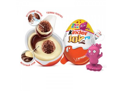Яйцо шоколадное Kinder Joy с игрушкой для девочек 20 г 1-00359975_2