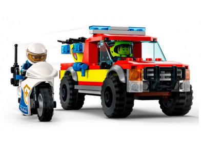 Конструктор Lego City Fire Пожарная бригада и полицейская погоня 1-00360003_4