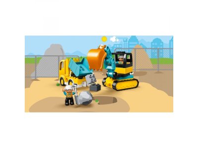 Конструктор Lego Duplo Грузовик и гусеничный экскаватор 1-00297960_10