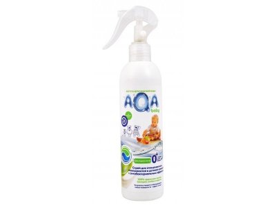 Спрей AQA baby, антибактериальный д/очищения поверхностей в дет.комнате, 300 мл 1-00076696_1
