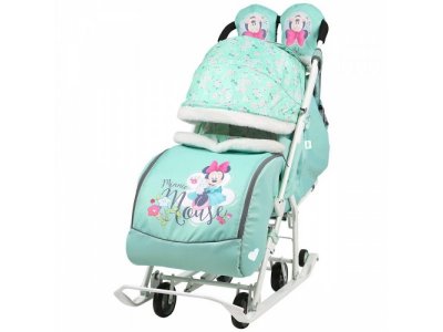 Санки-коляска Nika kids Disney Baby 2 комбинированная с трансфор.кузовом 1-00360521_1
