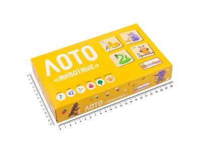 Лото Alatoys Животные, 42 фишки, 7 карточек 1-00360559_8