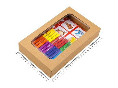 Игры с прищепками Alatoys Найди пару, 12 карточек, 24 прищепки, размер прищепки 45*10*7 мм 1-00360615_8
