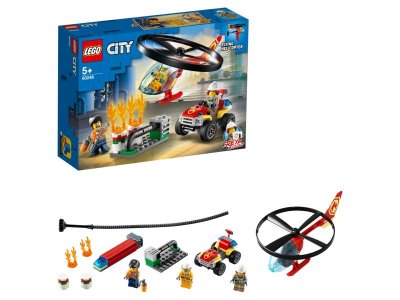 Конструктор Lego City, Пожарный спасательный вертолёт 1-00248562_4
