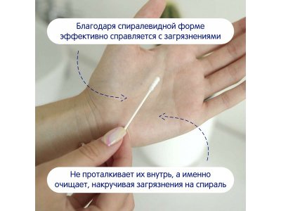 Ватные палочки Mepsi спиралевидная намотка , 200 шт. 1-00348718_7