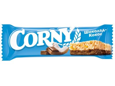 Батончик полоска злаковая Corny big с кокосом и молочным шоколадом 50 г 1-00086142_2