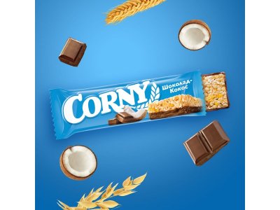 Батончик полоска злаковая Corny big с кокосом и молочным шоколадом 50 г 1-00086142_5