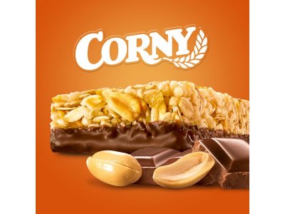 Батончик полоска злаковая Corny big с арахисом и молочным шоколадом 50 г 1-00165657_7