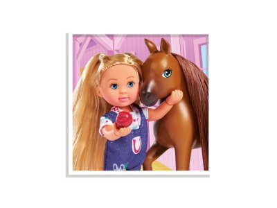 Кукла Evi Love Еви Набор с беременной лошадкой 12 см 1-00362114_5