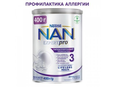 Молочко Nestle NAN ГА 3 детское 400 г 1-00014927_1