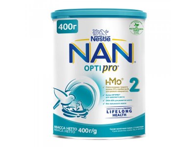 Смесь Nestle NAN 2 молочная сухая Optipro 400 г 1-00104095_1