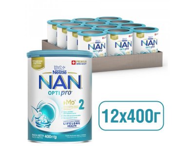 Смесь Nestle NAN 2 молочная сухая Optipro 400 г 1-00104095_10