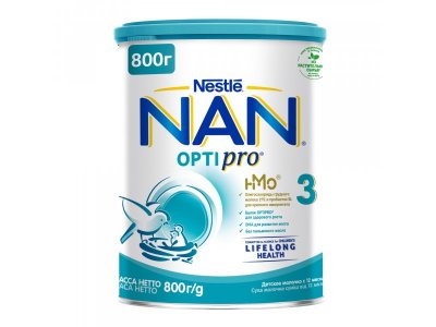 Молочко Nestle NAN 3 детское Optipro 800 г 1-00105451_1