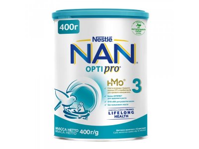 Молочко Nestle NAN 3 детское Optipro 400 г 1-00109578_1