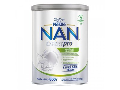 Смесь Nestle NAN молочная сухая Тройной комфорт 800 г 1-00205719_1