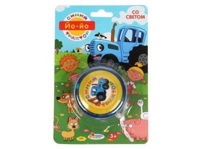 Игрушка Играем Вместе Йо-йо Синий Трактор 1-00362598_1
