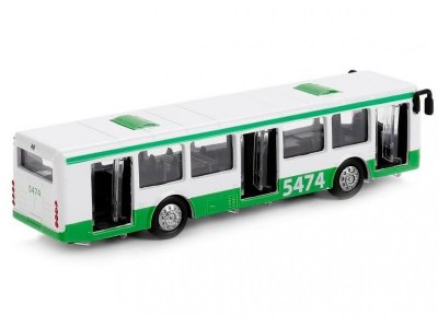 Модель Технопарк Автобус рейсовый, металл, двери, инерционный, 16,5 см 1-00362628_2