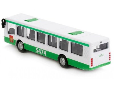 Модель Технопарк Автобус рейсовый, металл, двери, инерционный, 16,5 см 1-00362628_6