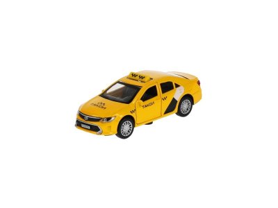 Машина Технопарк Toyota Camry такси, двери, багаж, инерц, металл, свет/звук, 12 см 1-00356195_2