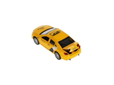 Машина Технопарк Toyota Camry такси, двери, багаж, инерц, металл, свет/звук, 12 см 1-00356195_6