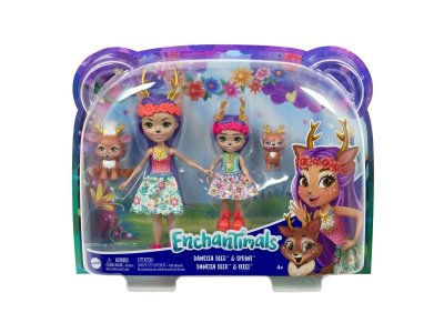 Набор игровой Enchantimals Сестрички с питомцами Данесса и Данетта Оленни 1-00363607_5