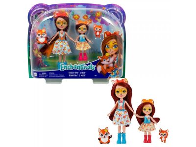 Набор игровой Enchantimals Сестрички с питомцами Фелисити и Феана Лис 1-00363608_1