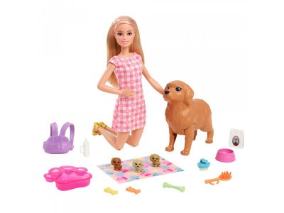 Набор игровой Barbie Новорожденные щенки 1-00363612_1
