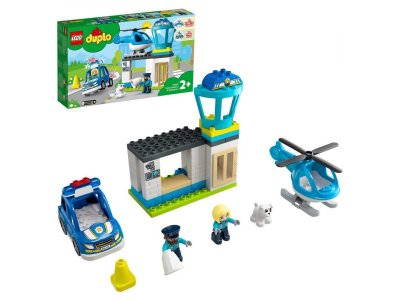 Конструктор Lego Duplo Town Полицейский участок и вертолёт 1-00363643_1